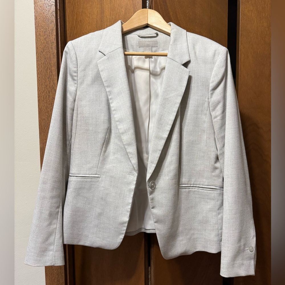 Light Gray Blazer H&M size L
